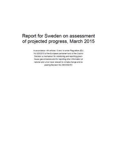 första Biennial-rapport till UNFCCC.