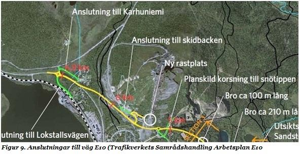 Dübengatans 2000 ÅDT, Porfyrvägens 1800 ÅDT och Adolf Hedinsvägens 2800 kan trafikmängderna i anslutande bostadsområden komma att hamna på 10 000-13 000 ÅDT.