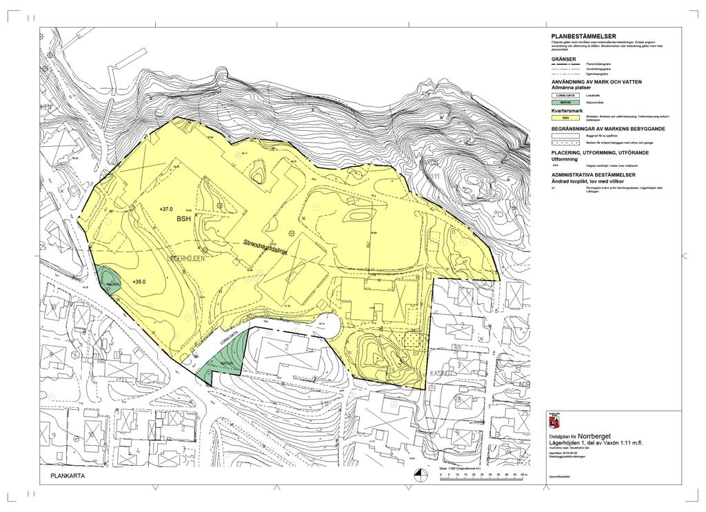 2 av 11 Karta med detaljplane-/markanvisningsområdet markerat. Tävlingens syfte Exploateringen av Norrberget syftar till att möjliggöra en stadsutveckling av hög arkitektonisk kvalitet i området.