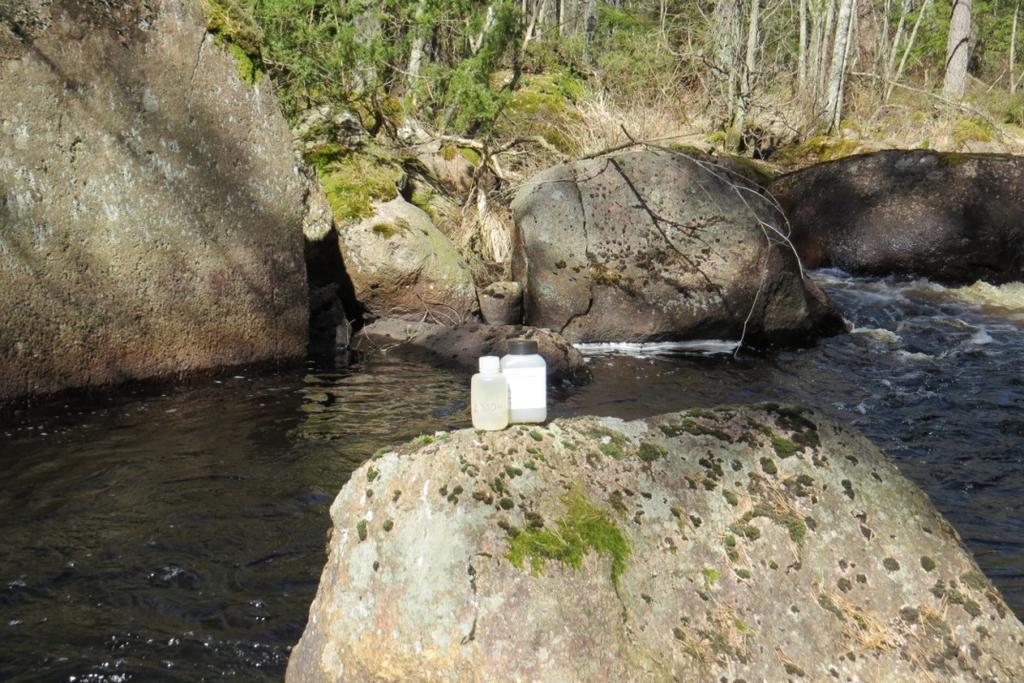 Effektuppföljning och resultat Sedan årsskiftet 2011 analyserar Hjortens laboratorium, genom Jämtlands länsstyrelse, vattenproverna från Kalmar läns kalkeffektuppföljning.