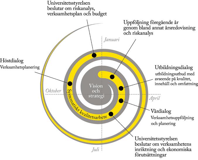 Bakgrund Enligt Linnéuniversitetets verksamhetsprocess 1 (figur 1) fattar universitetsstyrelsen i juni beslut om Verksamhetens inriktning och ekonomiska förutsättningar för den kommande