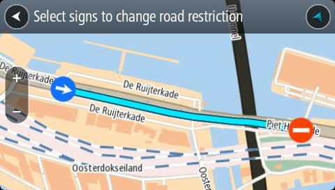 Obs! Om du vill rapportera en kartändring av en typ som inte visas i menyn, använder du Map Share Reporter på tomtom.com. 7. Följ instruktionerna för den typ av kartändring som du har valt. 8.