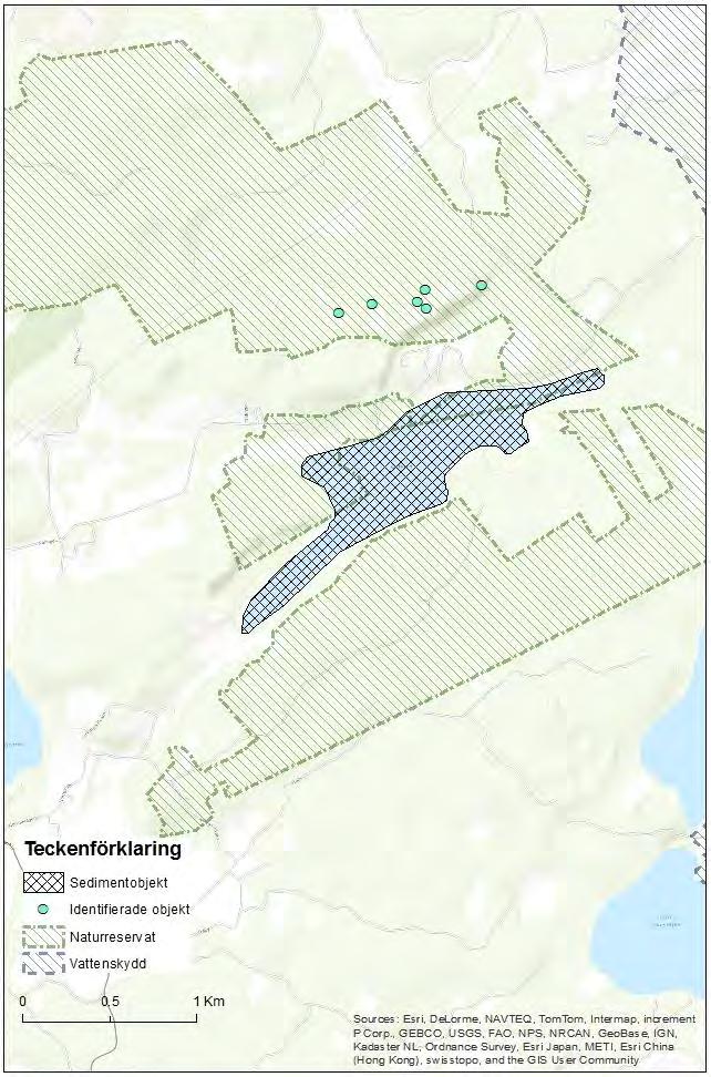 Figur 2 Redovisning över Getaren och närliggande objekt.