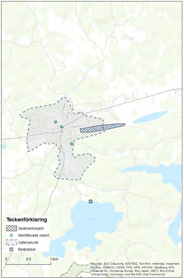 Figur 19 Redovisning över Edsbro och närliggande objekt.