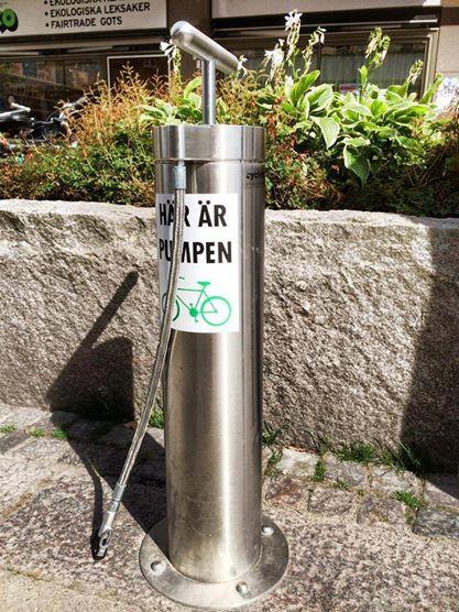 Cykel/gångtrafik Nya cykelparkeringar har skapats på flera platser och cykelpumpar har placerats ut. Upphöjda övergångsställen har byggts på Brunnsgatan för att knyta ihop gångstråken.