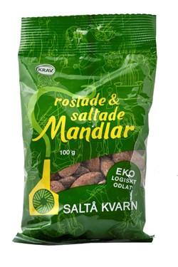 Produktgruppsindelning: 104312094555 / Kolonial/Speceri Snacks Nötter Övriga nötter Produktbeskrivning: Mandlarna är torrostade och saltade med havssalt.