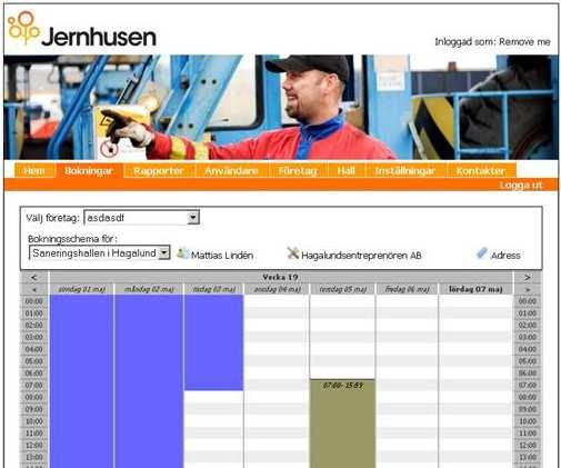 Användaranvisning Bkningssystem för Gör-det-självhallar ch Saneringshallar Denna anvisning beskriver hur systemet för självbkning av tider i Jernhusens Gör-det-själv-hallar (GDS-hallar) ch