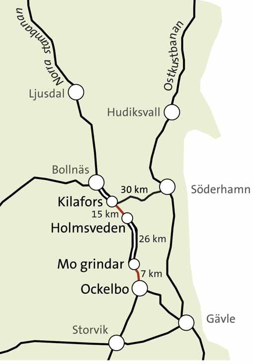 Förord När Botniabanan och Ådalsbanan tas i bruk kommer trafiken på Ostkustbanan (OKB) att öka.