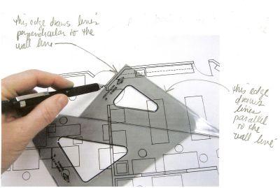 parallella linjer Bode-diagram för hand: