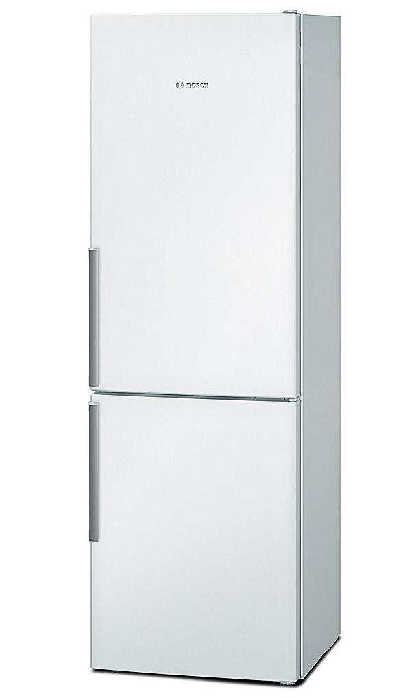 KÖK, fortsättning Standard I de mindre lägenheterna, 2 rum och kök, monteras ett kombinerat kyl- och frysskåp. De större lägenheterna utrustas med separat kyl och frys. Kombinerat kyl-/frysskåp.