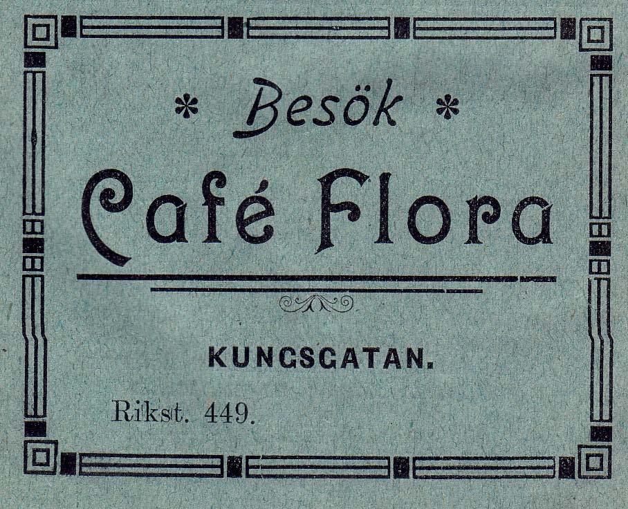 7 Café Flora Kungsgatan 69