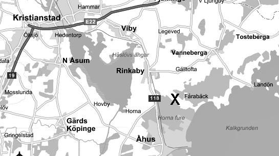 Material och metoder Området Rinkaby skjutfält, är ett militärt övningsfält som ligger utanför Rinkaby, söder om Kristianstad (se figur 1).