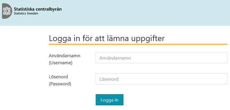 4 (7) 2. Inloggning Inloggning sker via en tvåfaktorautentisering och kan ske via respektive produkthemsida www.scb.
