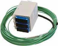 Telenätmateriel, optomateriel Förkontakterad fiberoptisk korskopplingsbox N3S med mjuk kabel Förkontakterad korskopplingsbox N3S levereras komplett med önskad kabellängd enligt nedan.