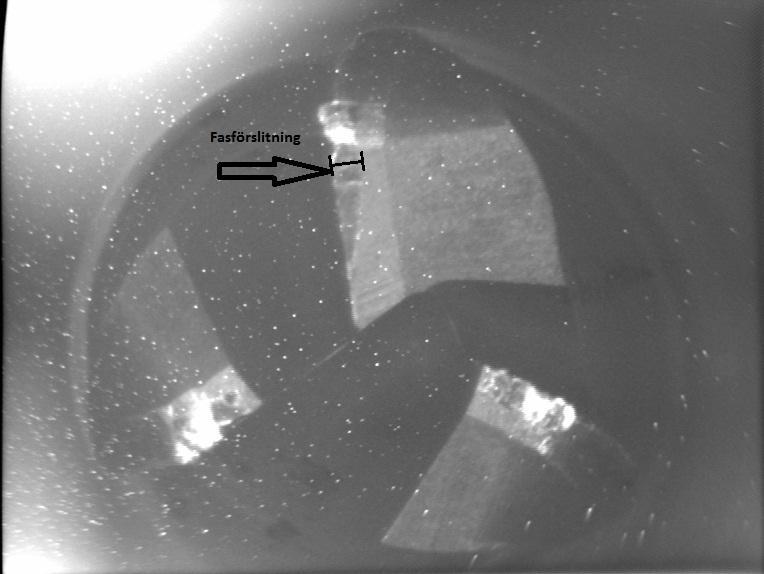 2.1.3 Fasförslitning Fasförslitning är en förslitning på fräsen som kan iakttas i t ex.