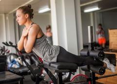 På hotellets bottenvåning ligger Oliva Novas spa och ett mindre gym.