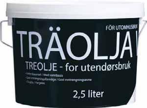 Träolja V 2,5 liter Vattenbaserad för utomhusbruk.