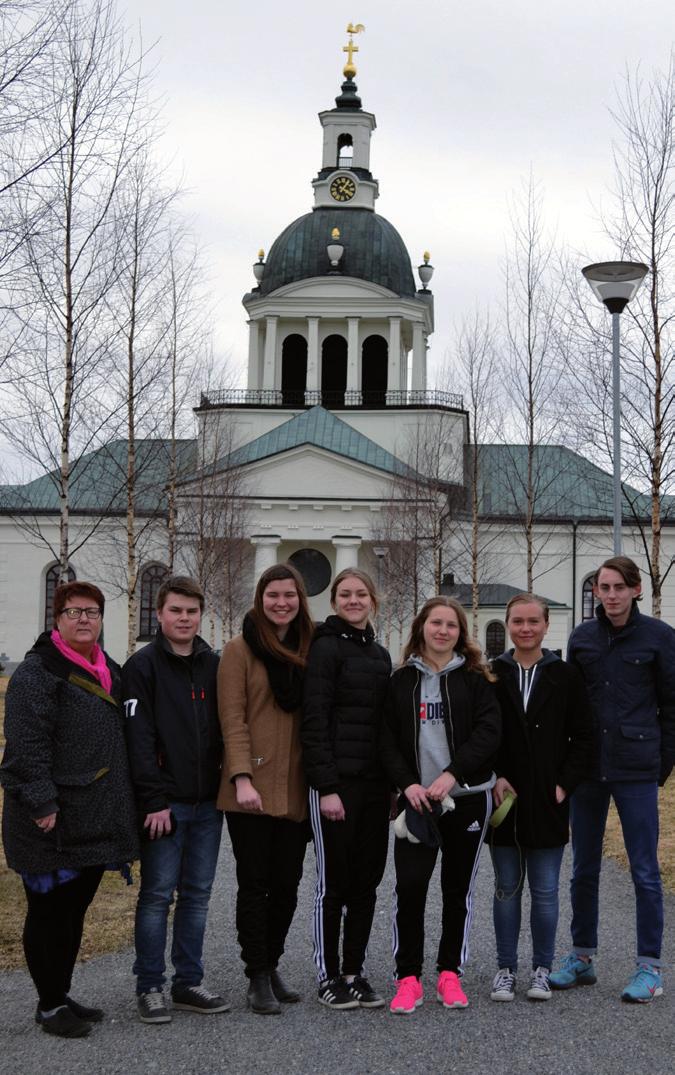 Det är ofattbart att det finns, säger Wilma Johansson. Det är personal från Skellefteå landsförsamling som leder utbildningen med totalt 21 deltagare.