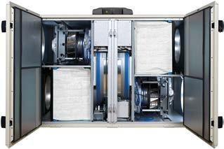 Optimal driftsekonomi Energisnåla fläktar, effektiv värmeåtervinning och fullständig kontroll på temperaturer, luftflöden och drifttider ger optimal