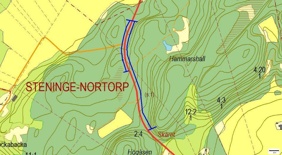 659, Nygård, STENINGE-NORTORP Motivering: Insektsintressanta vägkanter med hävdgynnad flora.