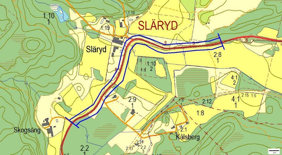 782, Släryd, SLÄRYD Motivering: Torrbackar med backsippa (VU) och hävdgynnad flora.