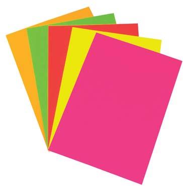 FLOURESCERANDE Flourescent cm 80 g / gsm Size / Size Antal / Amount Artikel / Article Grön / Flourescence Green 70 100 250 ark / sheets 430001 Magenta / Flourescence Magenta 70 100 250 ark / sheets