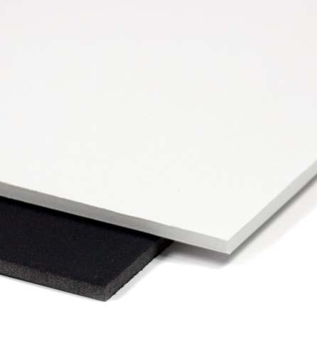 LÄTTVIKTSSKIVOR Foam boards cm Färg / Colour Storlek / Size Antal / Amount Artikel / Article 3 mm Vit / White 70 100 25 ark / sheets 160078 5 mm Vit / White 35 50 4 ark / sheets 160005 5 mm Vit /