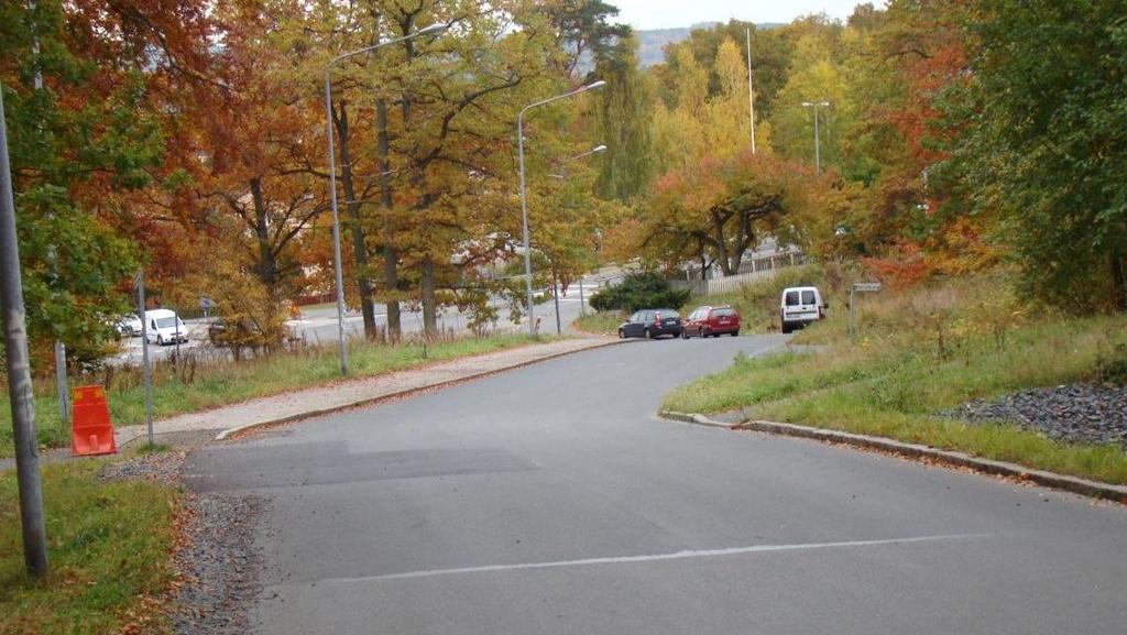 Efter ombyggnaden blir belastningsgraden för trafiken på Humlevägen (från Friaredalen) i körfält 1(höger och rakt fram) 0,36 och i körfält 2 0,52 (vänster).