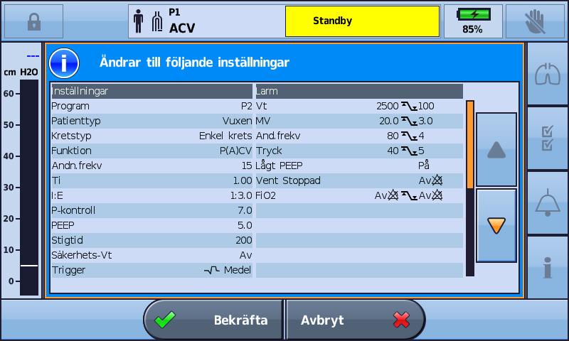 Använda Astral-enheten Program Programmen i Astral-enheten kan konfigureras av din läkare så att du får alternativa behandlingsmöjligheter. En läkare kan t.ex.