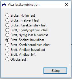 caeec310 Balk stål Sidan 25(33) I alla diagrammen kan du enkelt svepa över diagrammet med musmarkören för att erhålla storlek på beräknad data för ett visst område.