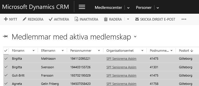 Skicka e-post från medlemsregistret Att skriva och skicka ut e-post från medlemsregistret kan göras både till en grupp mottagare eller till enskild mottagare. Dessa beskrivs nedan som A och B. A. Skicka e-post till en grupp mottagare När man skickar till en hel grupp så använder man sig av funktionen Snabbkampanj.