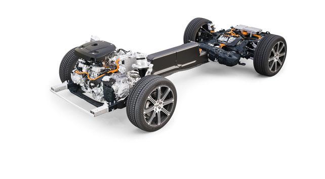 Genom att montera el - motorn över bakaxeln och placera batteriet längs bilens mittlinje har vi gett XC60 T8 Twin Engine AWD en närapå perfekt viktfördelning, vilket är avgörande för att skapa