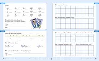 Ur Kopparspiran Grundbok B Ur Kopparspiran Grundbok B MATEMATIK BASLÄROMEDEL 1 6 Eleverna skriver direkt i sina böcker. Enkla instruktioner och tydlig layout.