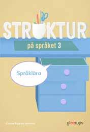 Struktur på språket 2 innehåller kapitlen Dubbelteckning och ord med ck, Ng-ljudet, J-ljudet, Å-ljudet, Sj-ljudet, Tj-ljudet samt M- och n-ljudet.