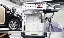 Arbetsplatsorganisering Workcenter WCR 1000 Mobilitet på minimalt utrymme Arbeta kompakt och mobilt Workcenter kan kopplas fast på alla Festool-dammsugare med det integrerade SYS-DOC (förutom CTL