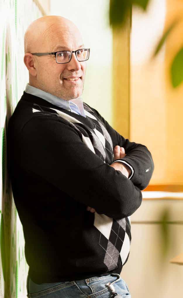 FJÄRRMÄTNINGSCENTRALEN NATIONELL CENTRAL FÖR VIRKESMÄTNING PÅ DISTANS STEFAN BACKMAN visar runt i den tomma lokalen hos SDC en trappa upp på Skepparplatsen i Sundsvall.