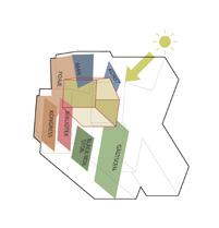 Kulturhusets huvudentré, med koppling till hotellets reception och lobby, fungerar som en träffpunkt, både för besökarna och verksamheterna.