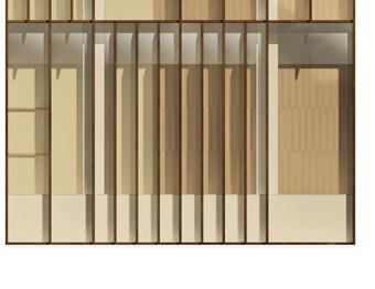 Inneklimat och ventilation Det öppna centrala rummet ventileras genom schakt-ventilation genom atrierummet.