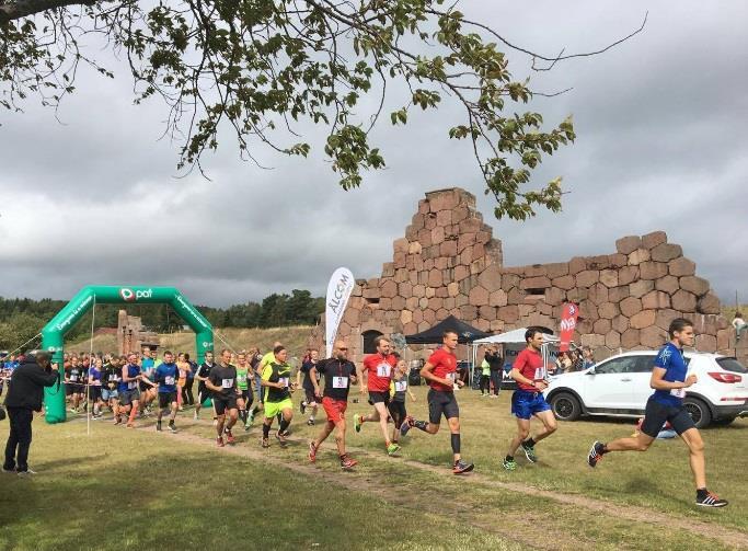 2016 Lördagen 13.8.2016 var det dags för den andra upplagan av Bomarsund Trailrun ett trailrun lopp längs befintliga vandringsledare i Bomarsund.