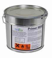 Primer 9800 Polymerbaserad primer för konsekvent användning till gummiduk med självhäftande beläggning.