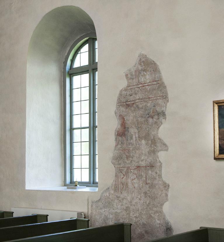 Allt eftersom kyrkan förändrades blev den större och ljusare med innertak och stora fönster, ett kor i öster och en läktare med orgel i väster.