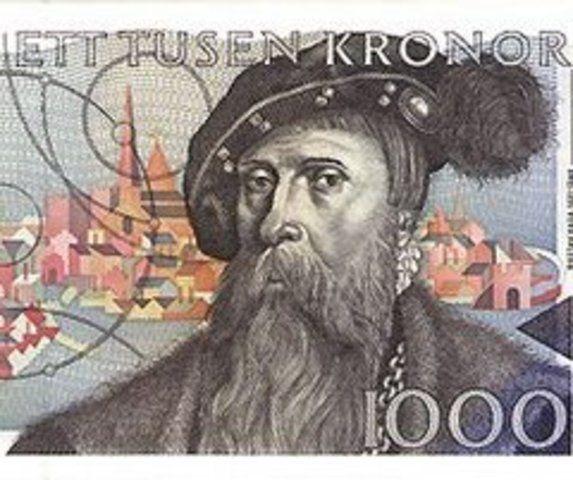 Kristendomen i Sverige. - 1527 hölls en riksdag för att besluta om reformation av kyrkan. Efter livlig diskussion vann Vasa.
