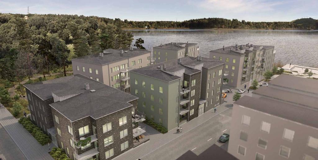 NORRA SJÖTORGET aktivt liv nära alla bekvämligheter I Sollentuna kommer stadsdelen Väsjön att växa fram med cirka 4 000 nya bostäder.