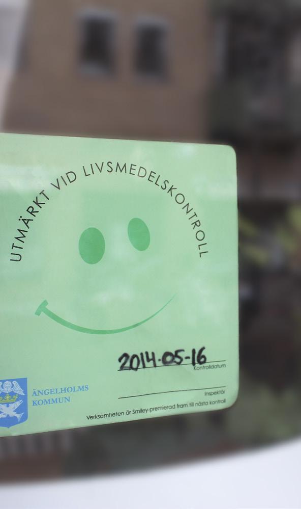 MILJÖNÄMNDEN Ängelholms kommun använder sig från och med 2014 av Smiley-premiering. Detta är en utmärkelse till verksamheter med utmärkt livsmedelshantering.