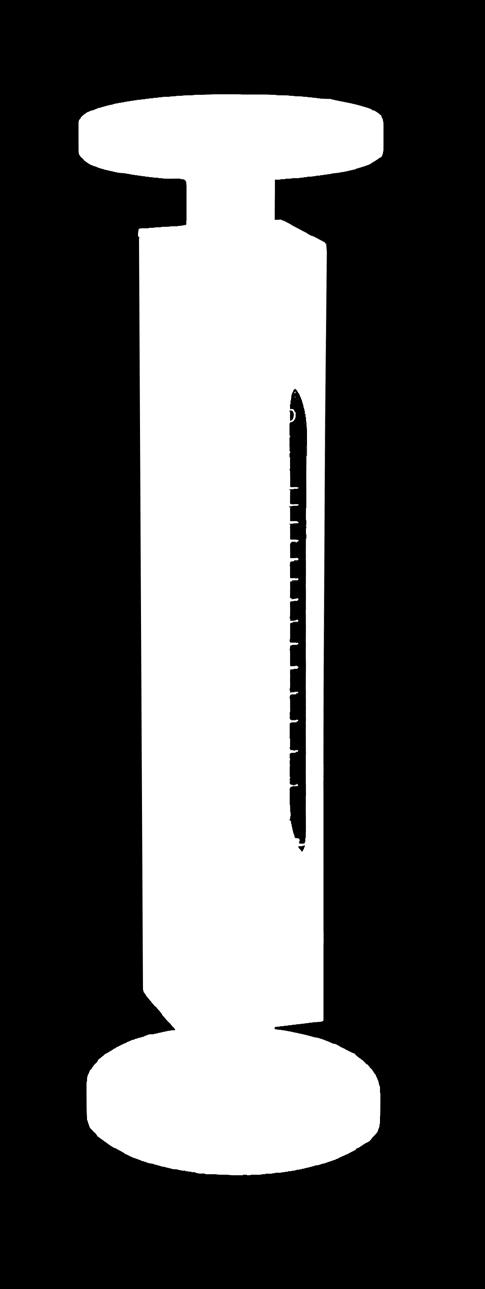 och övervakning av gasflöden min 200 1200 NL/min, max 400 3000 NL/min BSP eller NPT 1 310 mm 406 mm Robust, industriell flödesmätare med stöttåligt mätrör Brett urval av