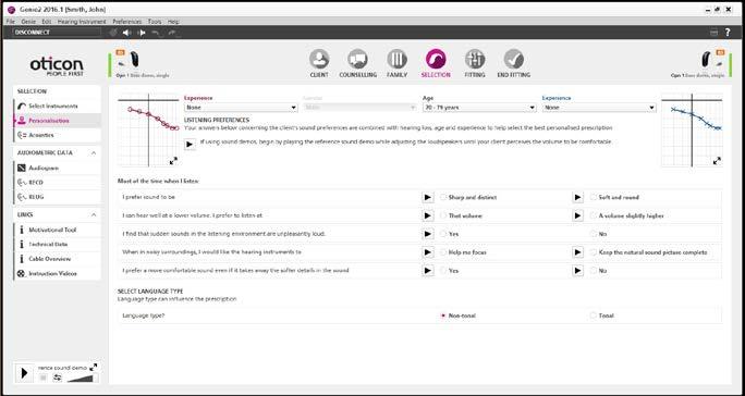 Användaren involveras i anpassningsprocessen med frågor och ljuddemos som gör det lättare att uttrycka vad de vill höra utan att behöva beskriva sina preferenser i ord.