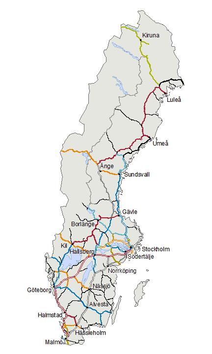 2.3 Snö i Sverige För att få en uppfattning av hur mycket snö som en spårväxel och dess understödjande system ska klara av så undersöks vilka normer som råder inom byggindustrin.