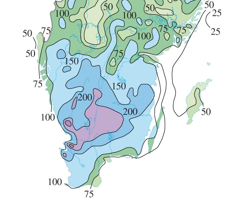 I juli 2004 drabbades särskilt Mörrumsån, då 100-200 mm regn under tre dagar föll över tillrinningsområdet, som till mer än 90 % är beläget i Småland (Figur 1.).