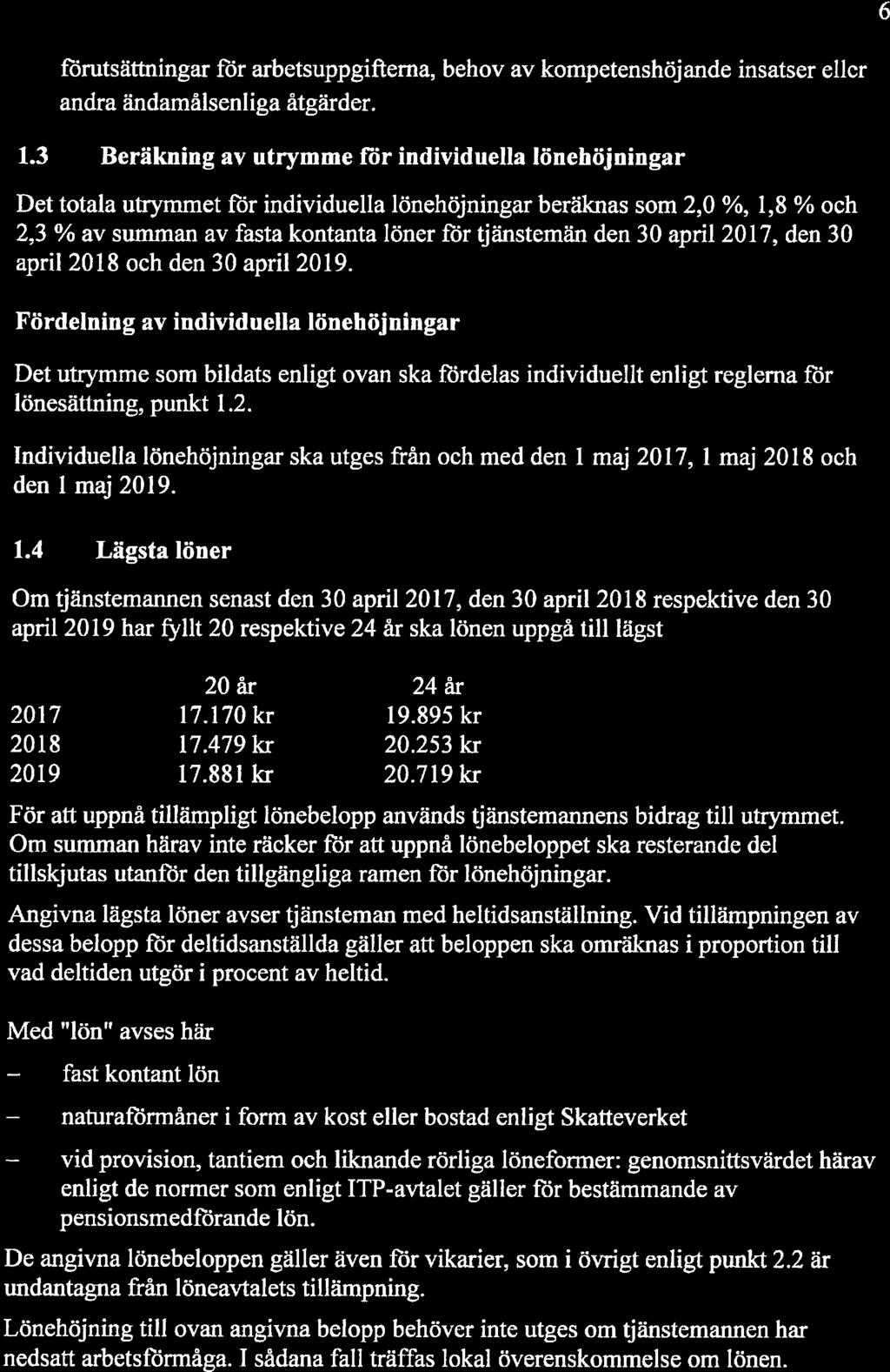 namraförmåner 6 fzirutsäftningar flir arbetsuppgiftema, behov av kompetenshöjande insatser eller andra ändamålsenliga åtgärder. 1.