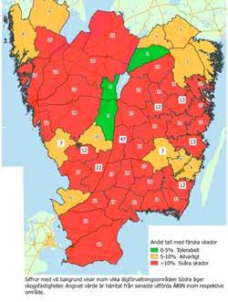 exempelvis plantering av gran som är mindre betesbegärligt. Alltför högt betestryck är en tydlig signal om obalans mellan mängden vilt och tillgången på foder.